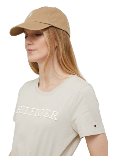 Majica Tommy Hilfiger Tee Bež | WW0WW40057