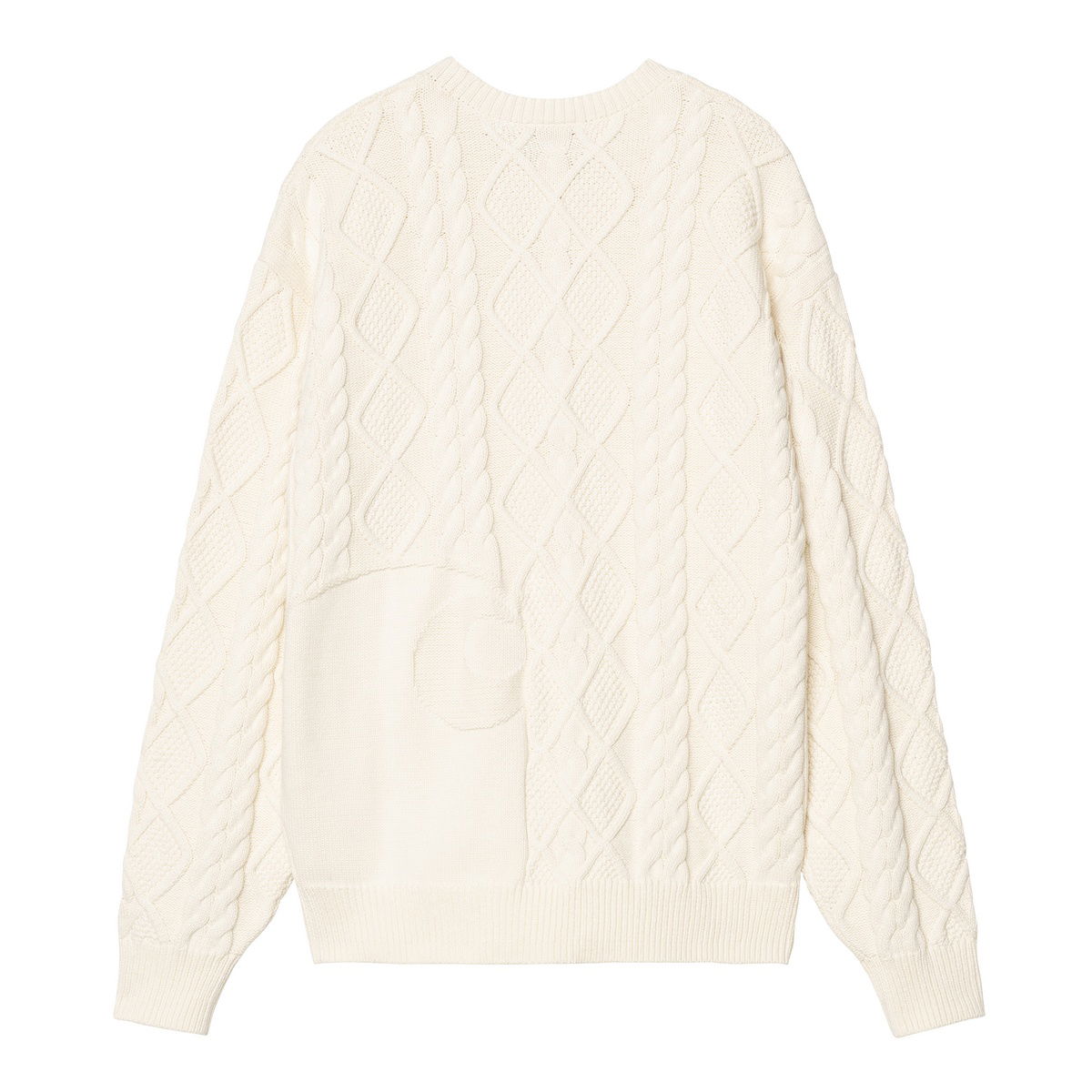 Pleteni pulover Carhartt WIP Carhartt WIP Links Complex Knit Sweater Bela | A251008_6, 1