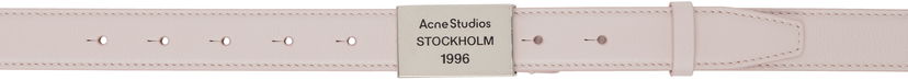 Pasovi Acne Studios Acne Studios Logo Plaque Belt Roza | C80213-