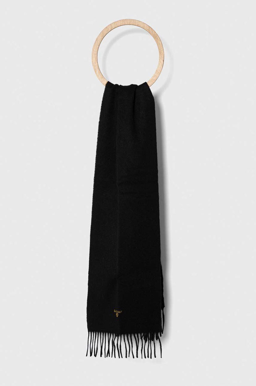 Šala Barbour Wool Scarf Črna | USC0008