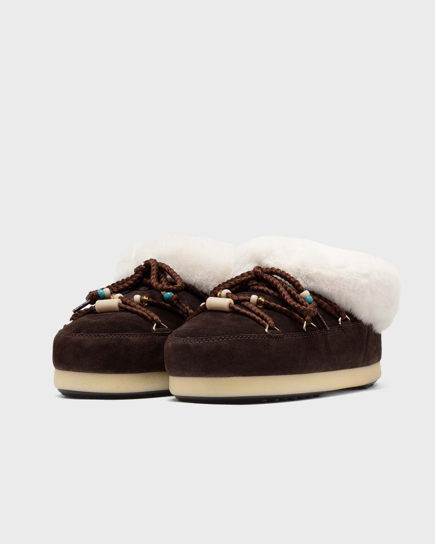Superge in čevlji Moon Boot MB EVX MULE SUEDE BEADS Boots Rjava | 80D1470040-ML01, 1