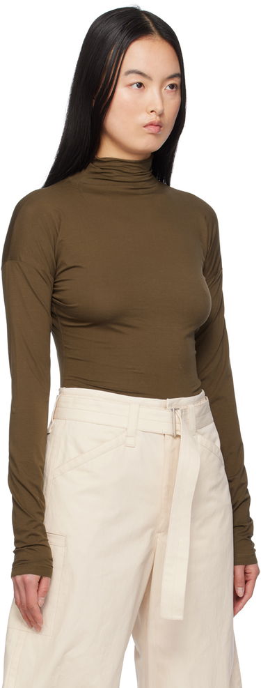 Pleteni pulover LEMAIRE Second Skin Turtleneck Zelena | TO1175 LJ053, 1