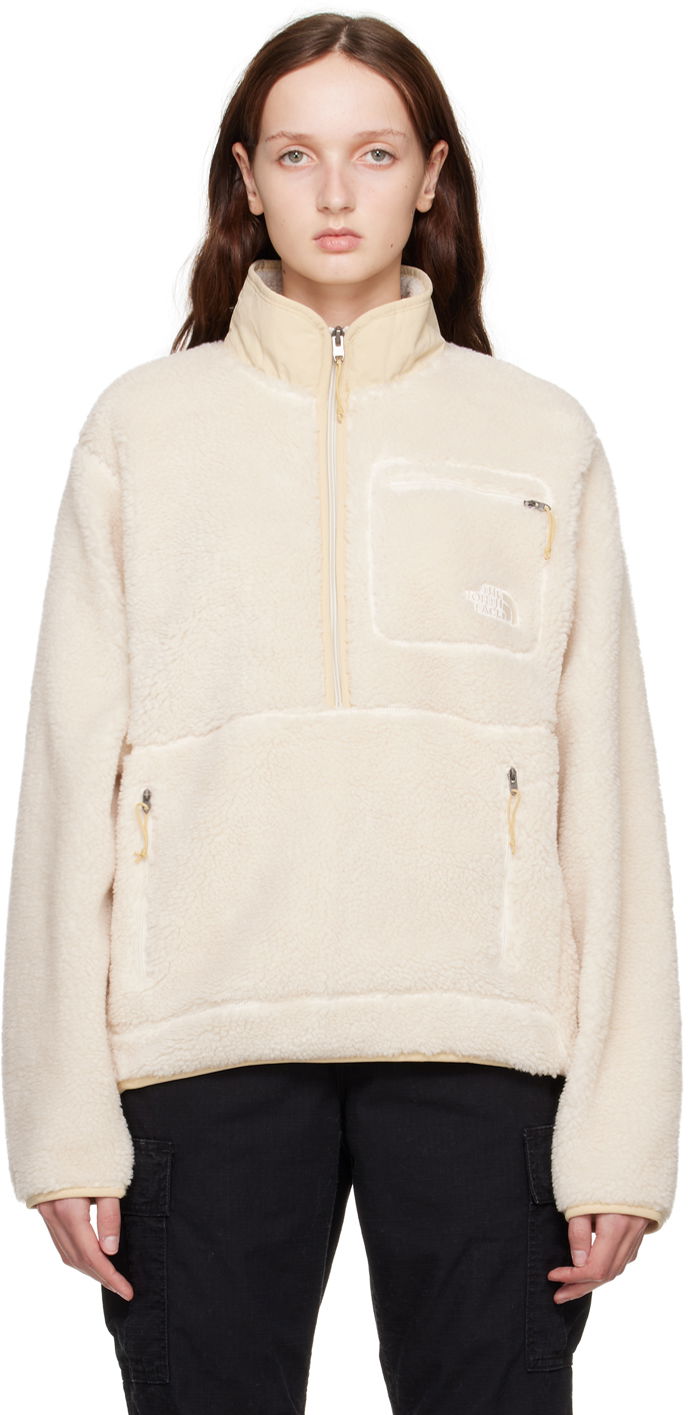 Pulover The North Face Extreme Pile Sweatshirt "Off-White" Bela | NF0A7URN, 0