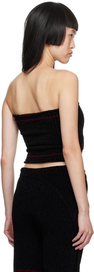 Majica brez rokavov Ottolinger Ottolinger Patch Tube Top Črna | 708001, 2