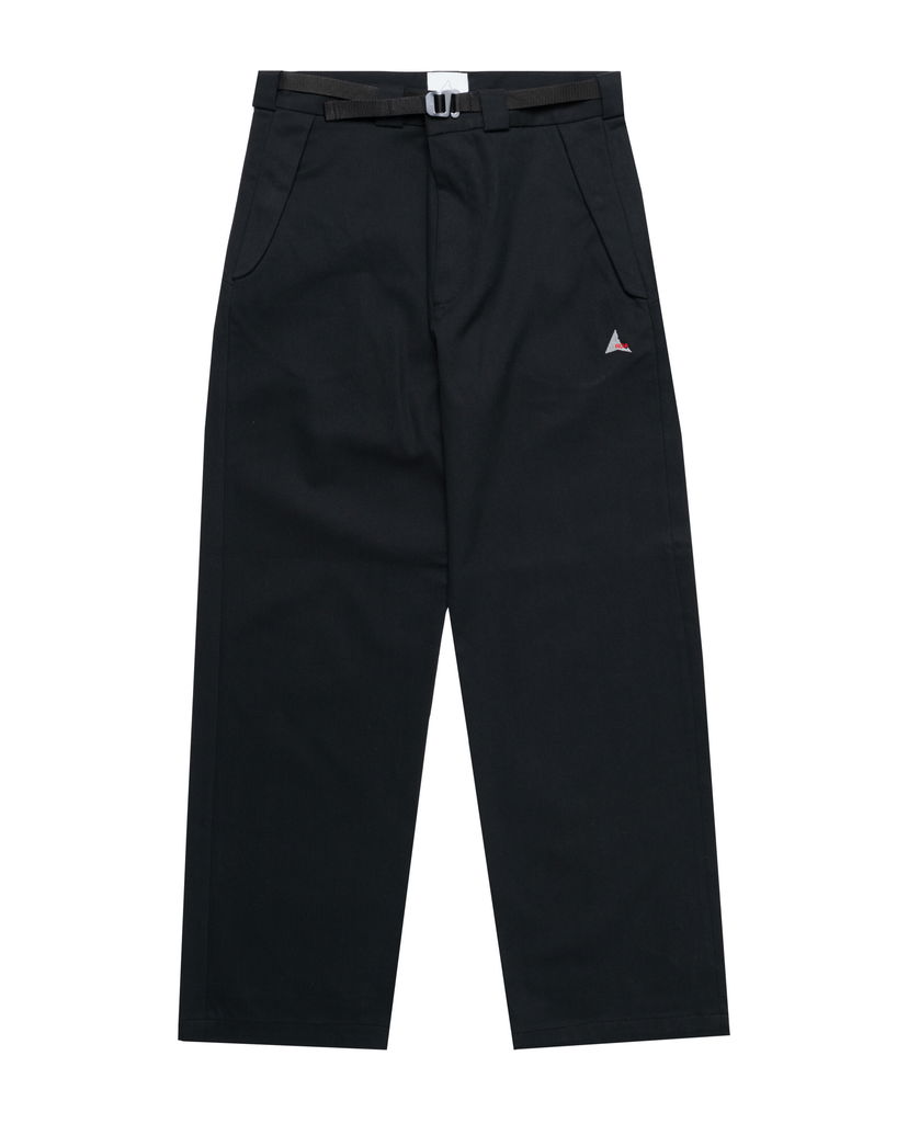 Cargo hlače ROA ROA Buckle Chino Pants Črna | RBMW0380FA267