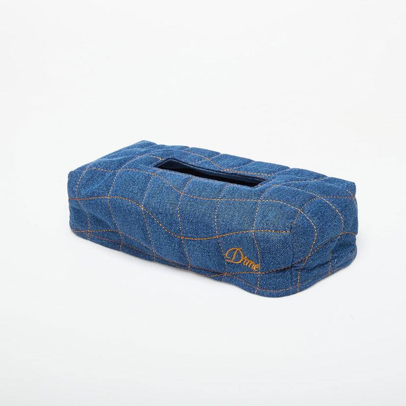 Modni dodatki Dime Dime Quilted Tissue Box Cover Modra | DIMEFA2529IND