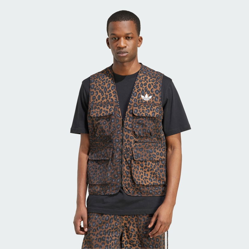 Telovnik adidas Performance Leo Vest Rjava | JV7557