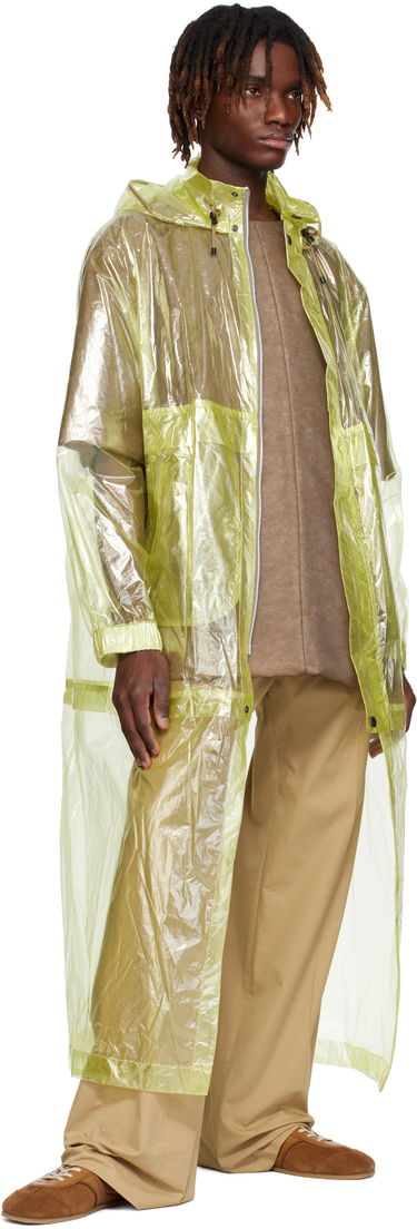 Dežni plašč Dries Van Noten Dries Van Noten Sheer Taffeta Coat Rumena | 251-020552-1258, 3