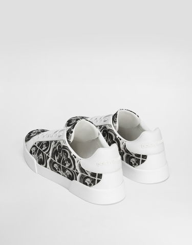 Superge in čevlji Dolce & Gabbana Dolce & Gabbana Portofino Light Strobel Majolica Print Bela | CS2330A9R22IU3TN, 2