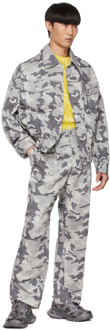Cargo hlače Feng Chen Wang Feng Chen Wang Cotton Camouflage Trousers Siva | FMS13TR05, 3