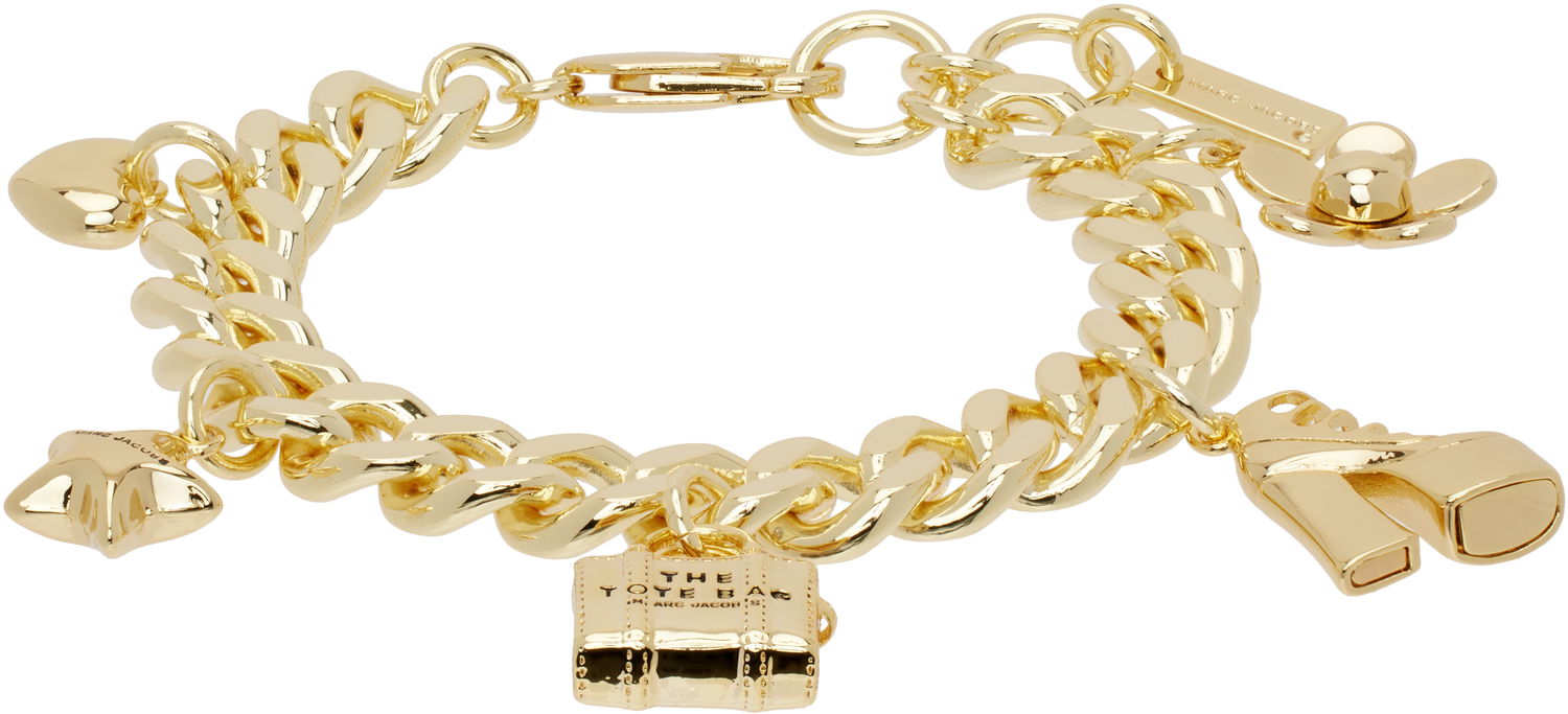 Zapestnica Marc Jacobs Marc Jacobs 'The Mini Icon Charm' Chain Bracelet Kovinski | 2F3JBR001J60, 0