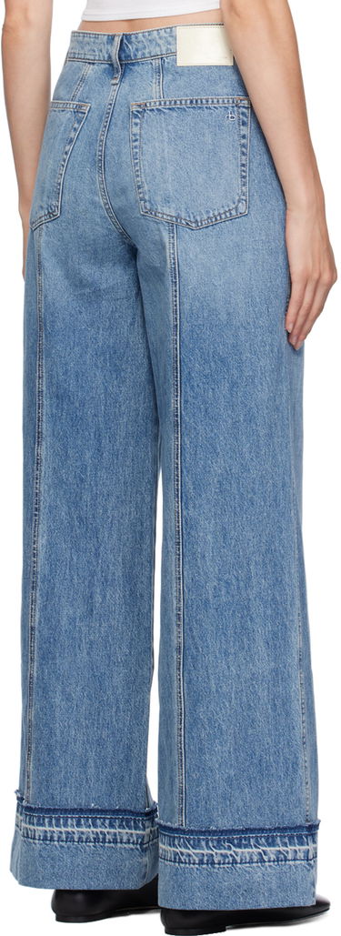Kavbojke rag & bone Rag & Bone Marina Wide Leg Jeans Modra | WDD24F2641F2LI, 2