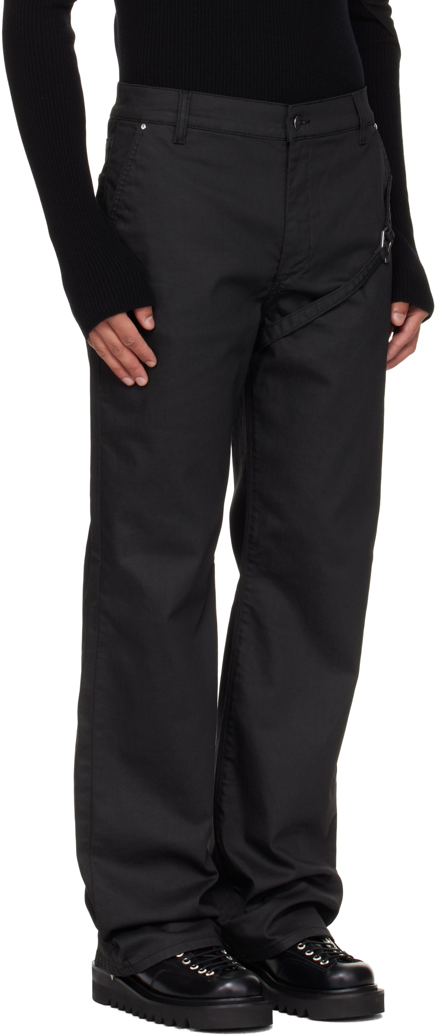 Hlače HELIOT EMIL Heliot Emil Transmittance Tactical Trousers Črna | AW25_M_10_209_BLK01, 1