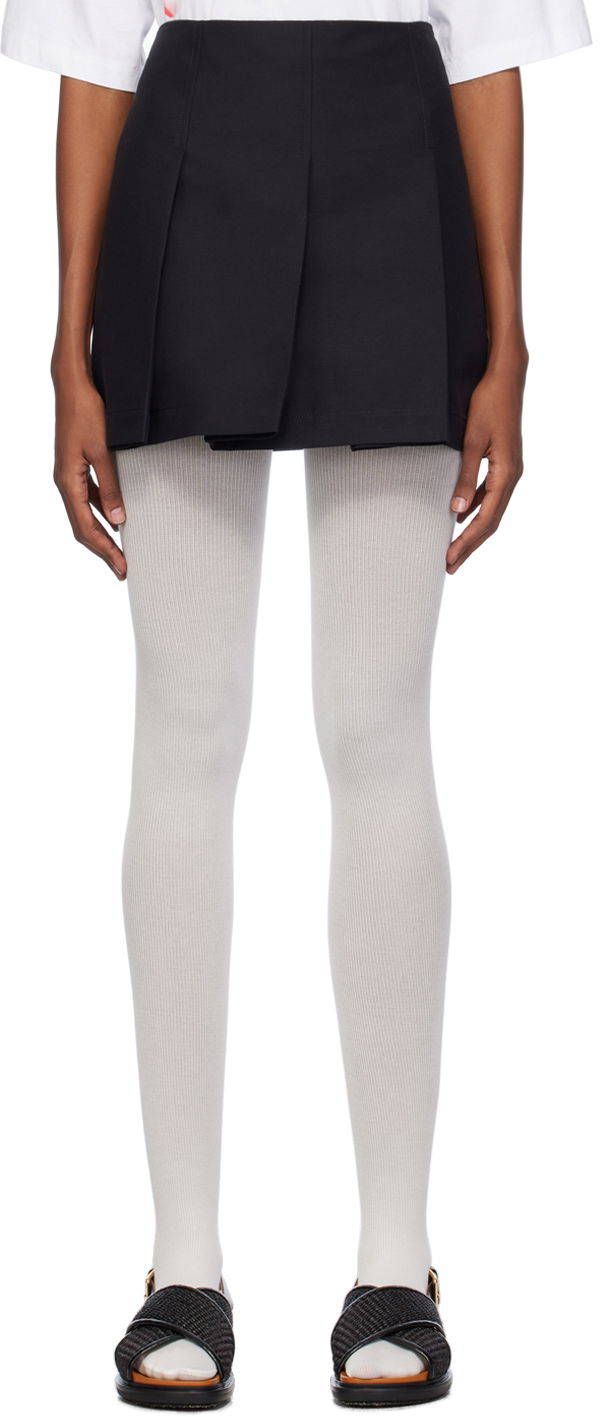 Krila Marni Pleated Miniskirt Črna | GOMA0612A0 TCX28, 0