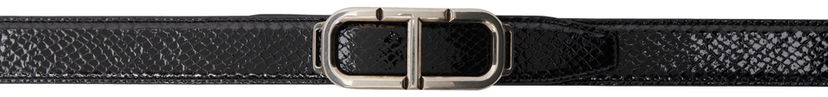Pasovi Tom Ford TOM FORD Printed Croc Stadium T Belt Črna | TB297-LCL438Y
