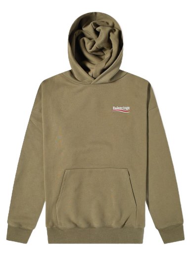 Pulover Balenciaga Oversized Political Campiagn Hoody Zelena | 620973-TKVI9-2463