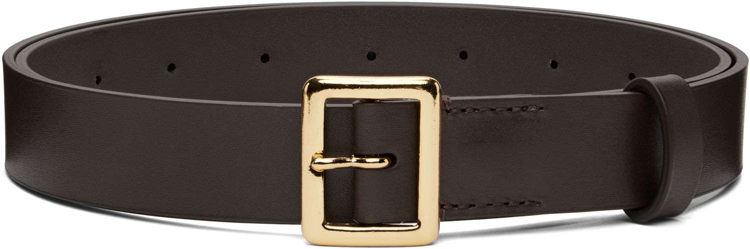 Pasovi AURALEE AURALEE Square Buckle Belt Rjava | A00B06RP, 0