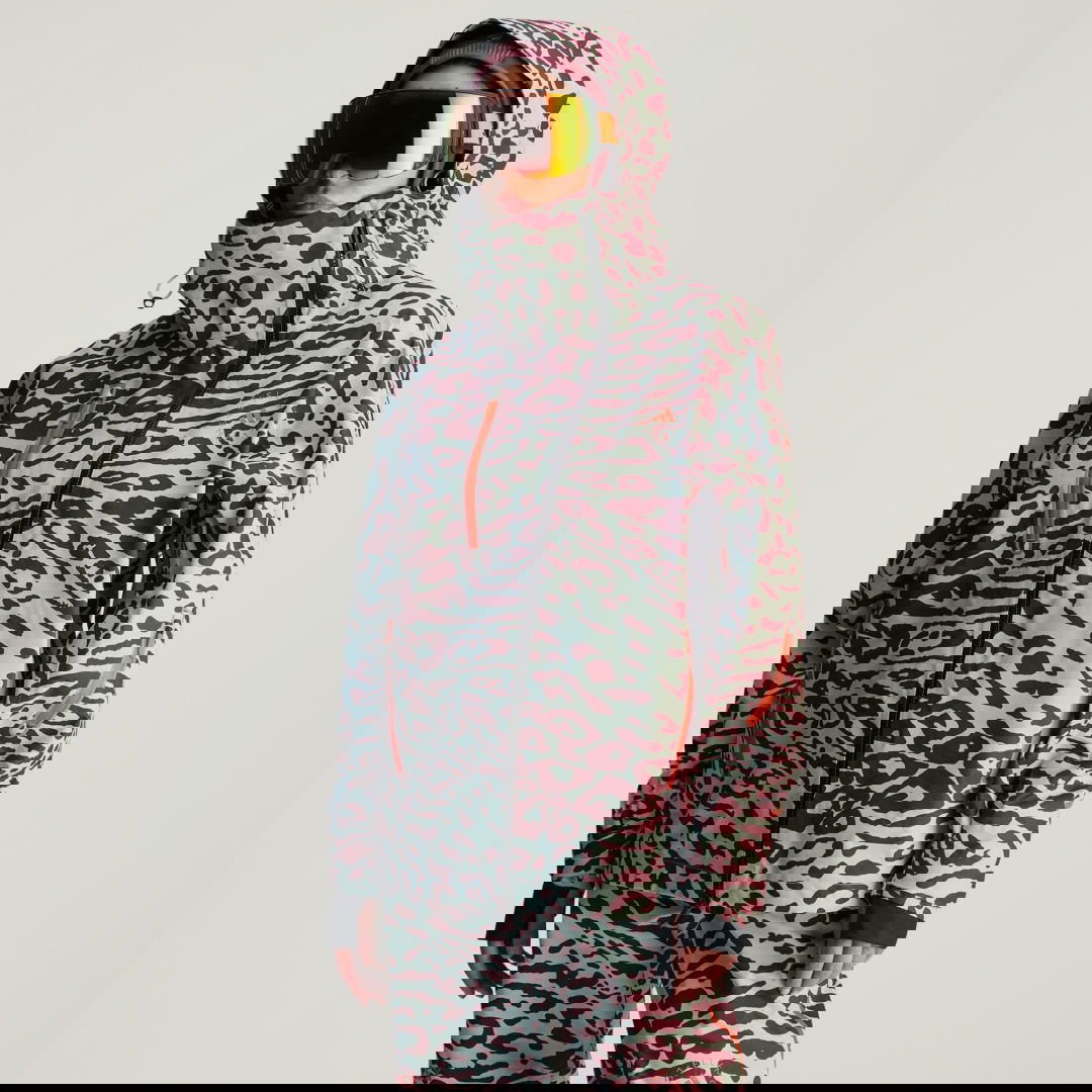 Parka adidas Performance Women's Leopard Print Hooded Ski Jacket Večbarvna | IW3867, 0