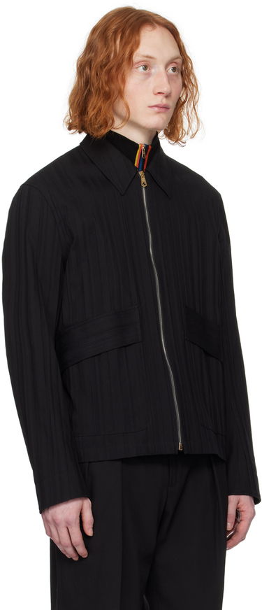 Jakna Paul Smith Paul Smith Embossed Zip-Up Jacket Črna | M1R-705Y-M02221-79, 1