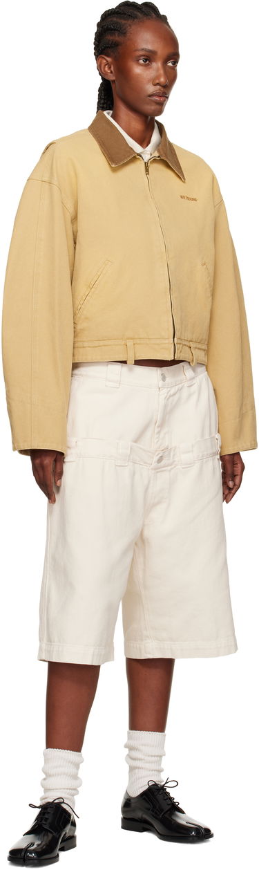 Jakna We11done We11done Washed Work Cropped Jacket Bež | WD-JK2-25-008-W-BG, 3