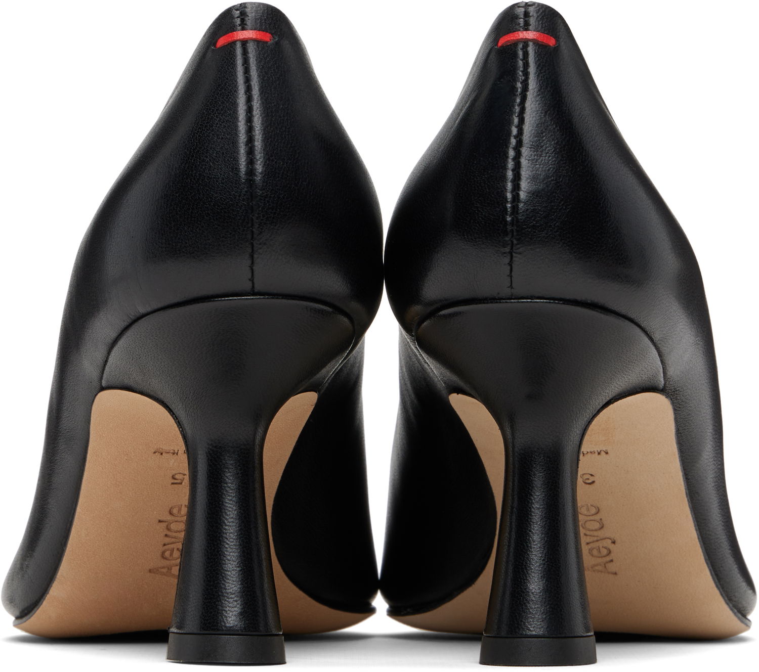 Nakit Aeyde Aeyde Zandra Pointed Toe Leather Heels Črna | A11-PU-ISOSS75ST-223-800-007, 1
