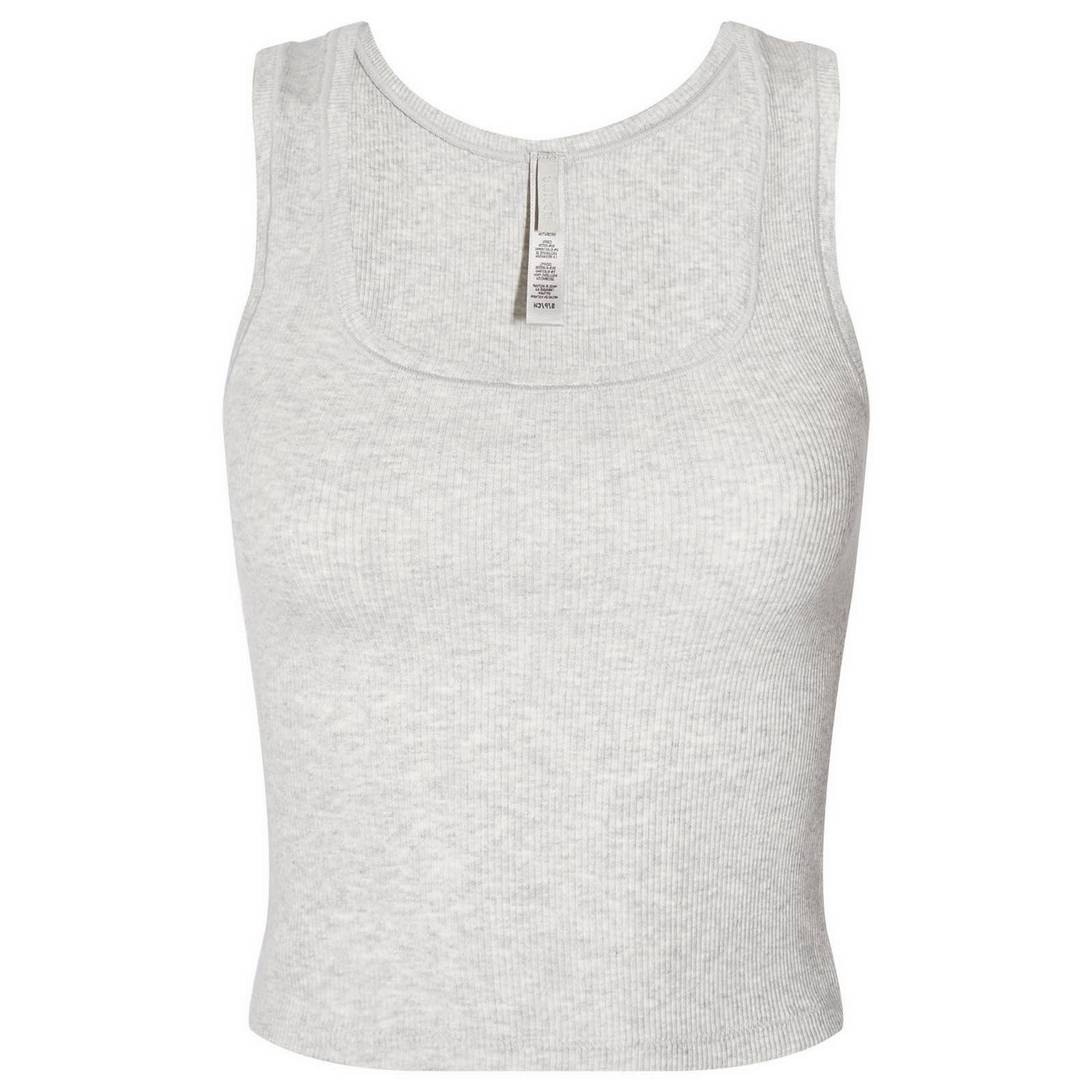 Majica brez rokavov SKIMS Rib Tank Top Siva | AP-TNK-0038-LHG, 1