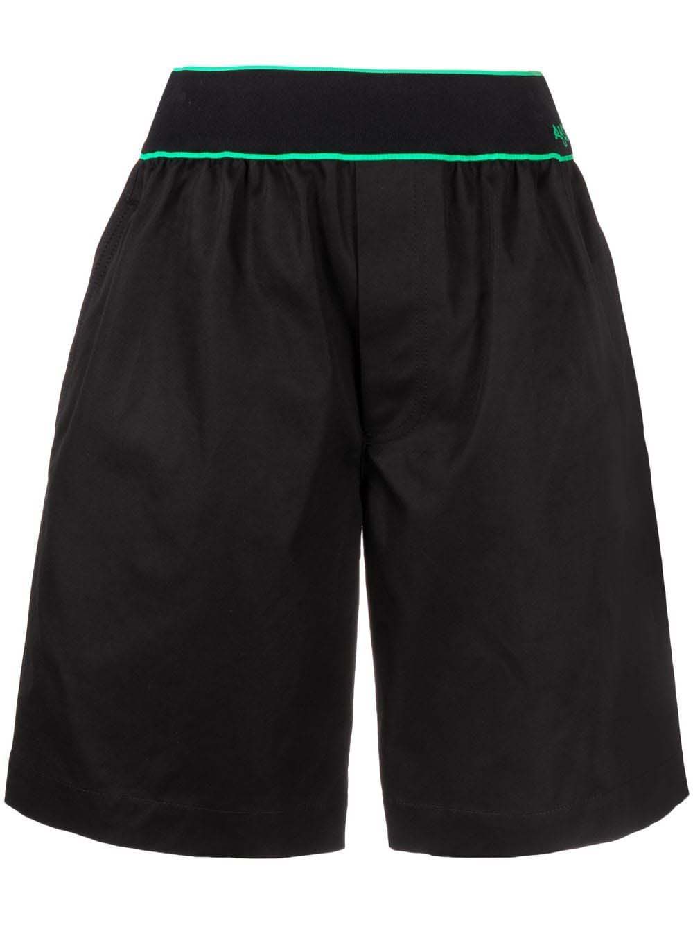 Kratke hlače Bottega Veneta Elastic Waist Shorts Črna | 702095V1J101000, 0