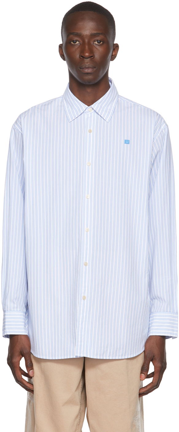 Srajce Acne Studios Cotton Shirt Bela | CB0036-, 0