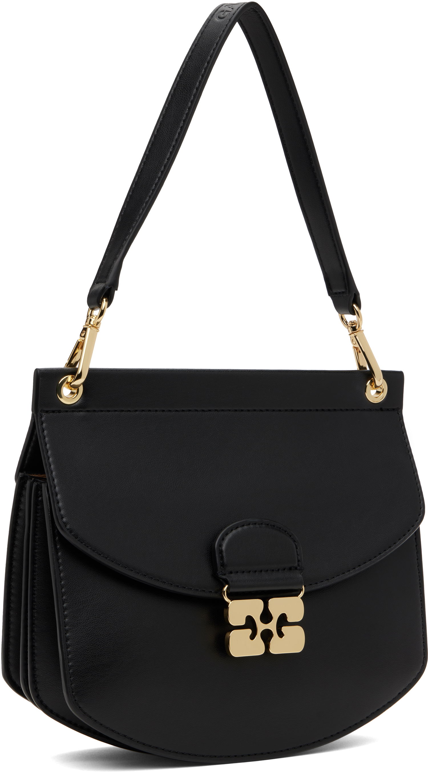Torbica GANNI Ganni Small Apo-G Shoulder Bag Črna | A6449, 1