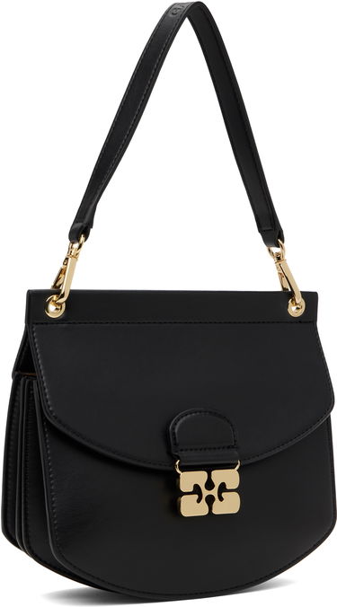 Torbica GANNI Ganni Small Apo-G Shoulder Bag Črna | A6449, 1