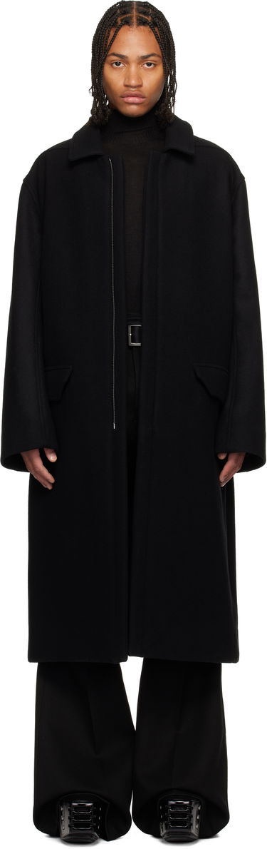 Dežni plašč Rick Owens Concordians Jumbo Mac Coat Črna | RR02E1913 WSF, 0