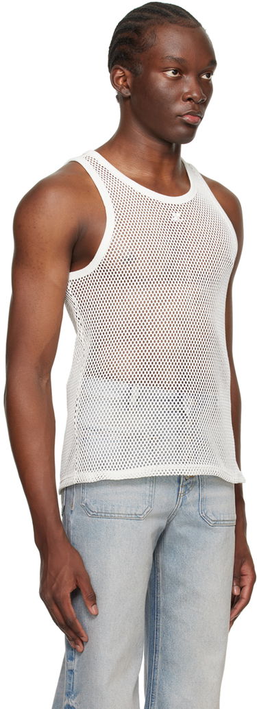 Majica brez rokavov Courrèges Courrèges Mesh Tank Top Črna | 124JDE011JS0119, 4