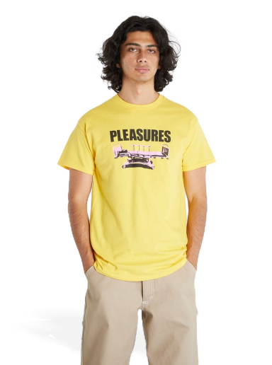 Majica Pleasures s krátkým rukávem Bed Rumena | P23F048 YELLOW