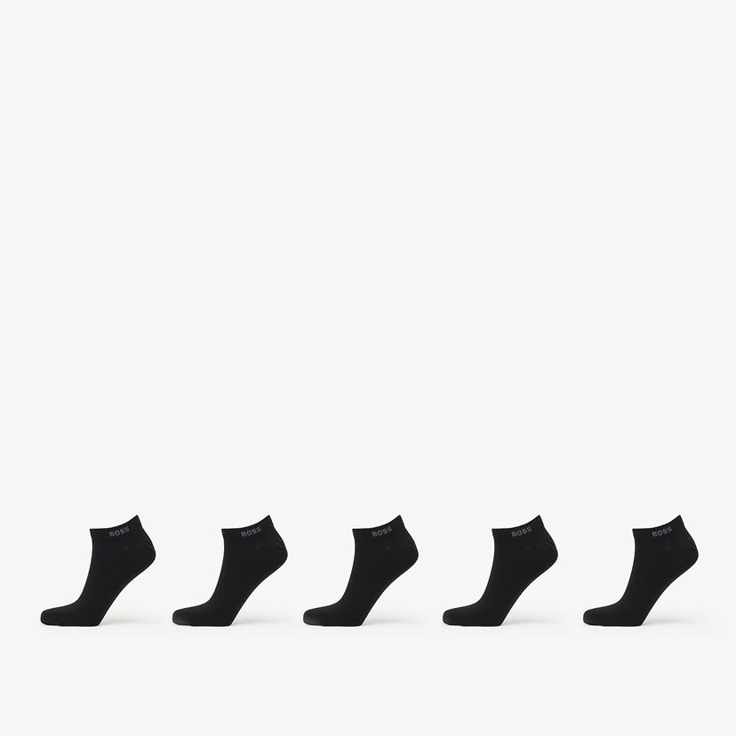 Nogavice BOSS Hugo Men-H-5-Pack As Uni Cc Socks Black Črna | 50493197-001