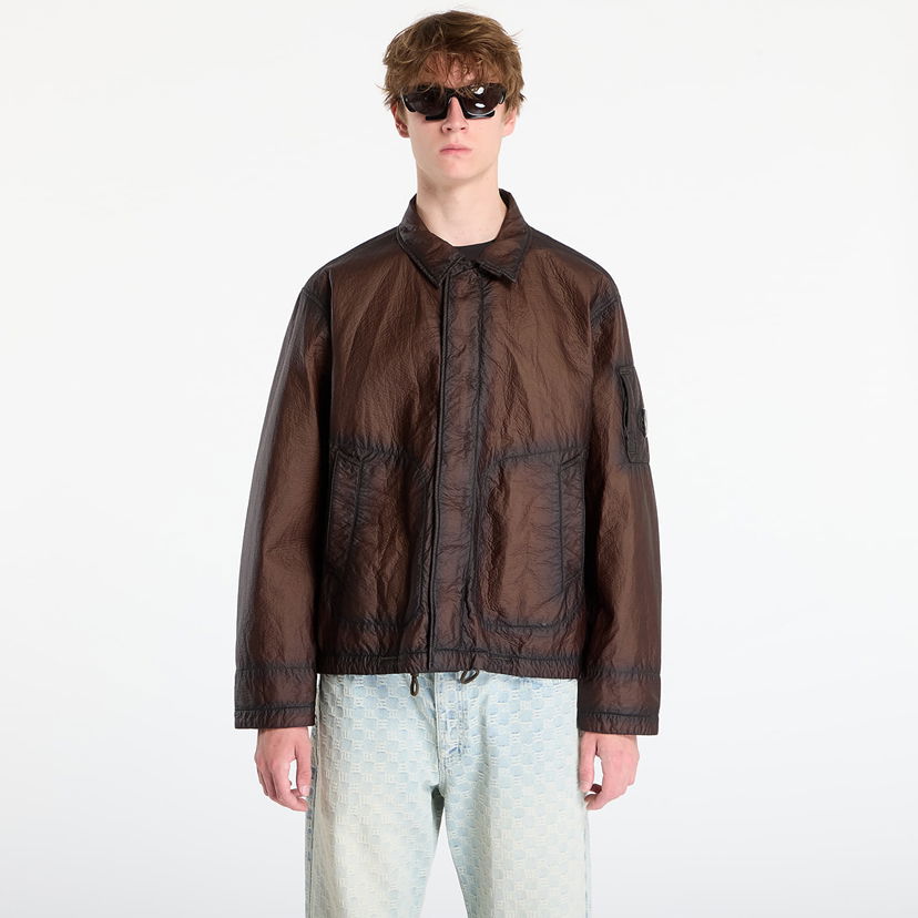 Jakna C.P. Company Feltro Bi-Film Short Jacket Ivy Green Kovinski | 19CMOW221A110403G-683