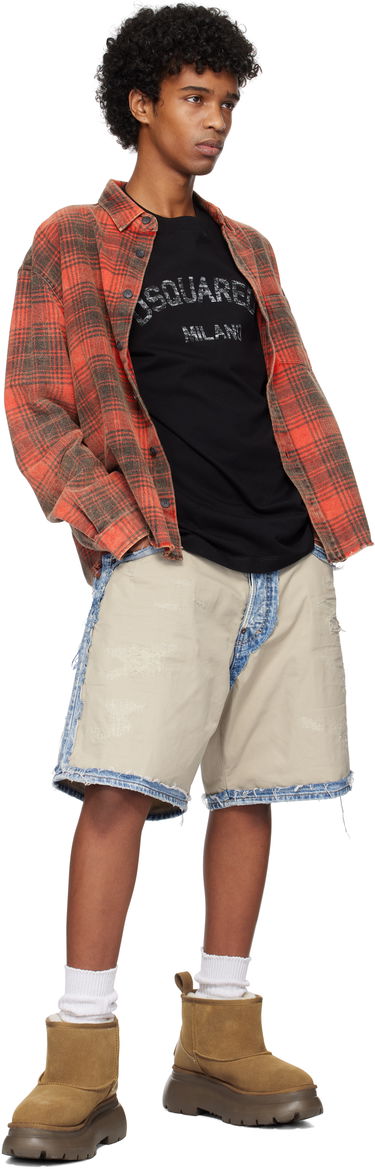 Kratke hlače DSQUARED2 Dsquared2 Super Ripped Mixed Boxer Denim Shorts Modra | S74MU0878_S30309, 3