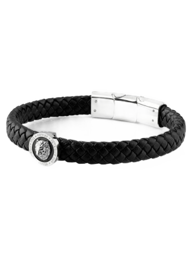 Zapestnica GUESS “Lion King” Bracelet Črna | JUMB01312JW