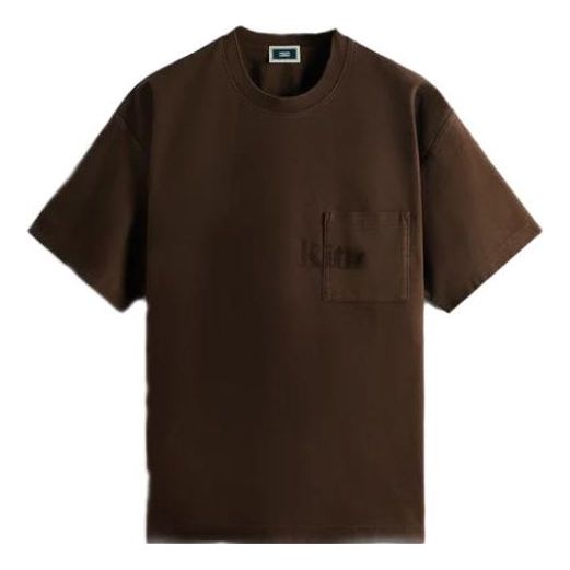 Majica KITH KITH Quinn Pocket T-Shirt Rjava | KHM030945-275