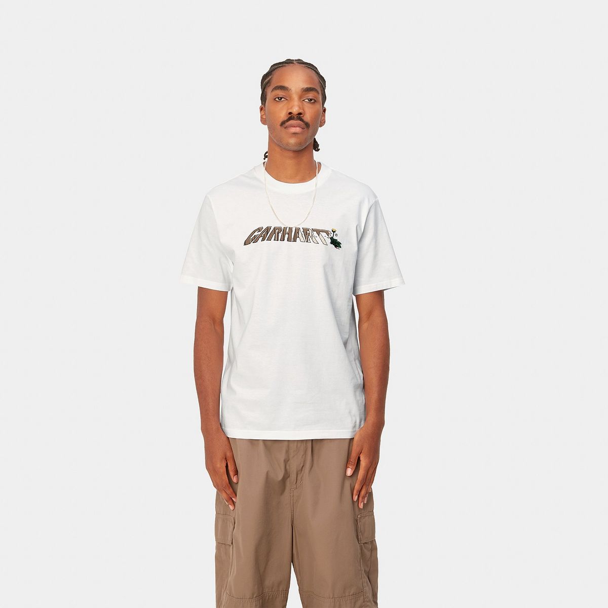 Majica Carhartt WIP Dandelion Script T-Shirt Bela | I032394_02_XX, 1