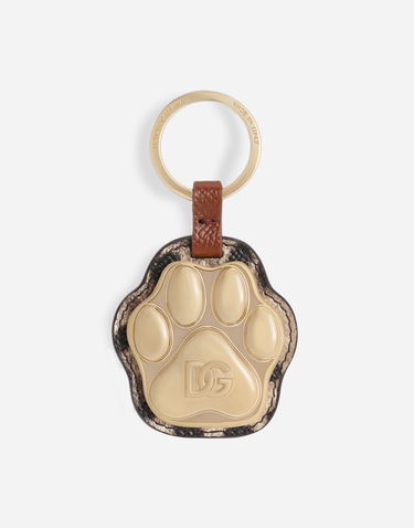 Obeski za ključe Dolce & Gabbana Dolce & Gabbana Animal Print Paw Keychain Kovinski | BD0019A6456HA93M, 0