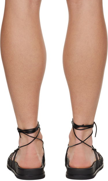 Obleke Rick Owens Rick Owens Hollywood Web Granola Sandals Črna | RP01E7800 LLP, 1