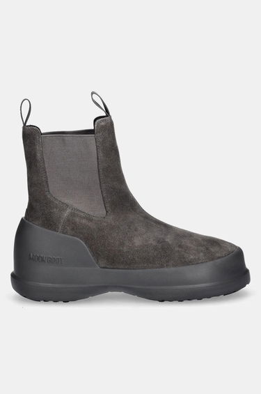 Superge in čevlji Moon Boot Suede Chelsea Boots Siva | 80D2480050.H005, 1
