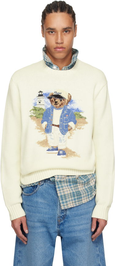 Pleteni pulover Polo by Ralph Lauren Ralph Lauren Polo Bear Sweater Rumena | 710964797001, 0