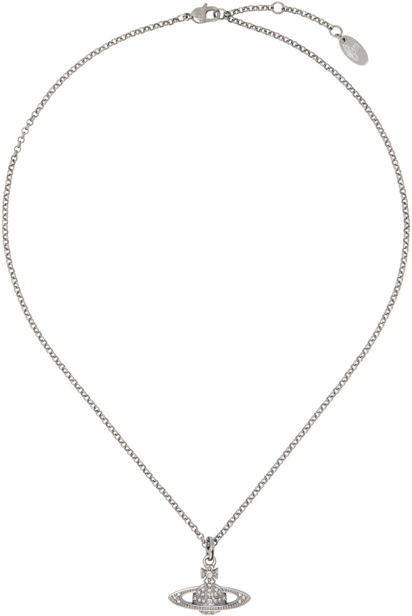 Ogrlica Vivienne Westwood Mini Bas Relief Pendant Necklace Kovinski | 63020086-02S108-CN
