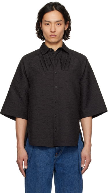 Srajce ADER ERROR ADER error Product. 53 Textured Short Sleeve Shirt Črna | BO01SSSH0201BK, 0