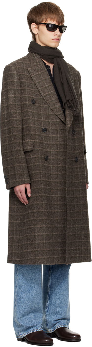 Plašči OUR LEGACY OUR LEGACY Whale Double-Breasted Coat Rjava | M4251WD, 1