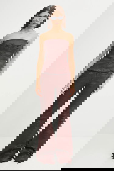 Majica brez rokavov Rick Owens Rick Owens DRKSHDW Bustier Top Rjava | DS02E7129.SDSW, 5