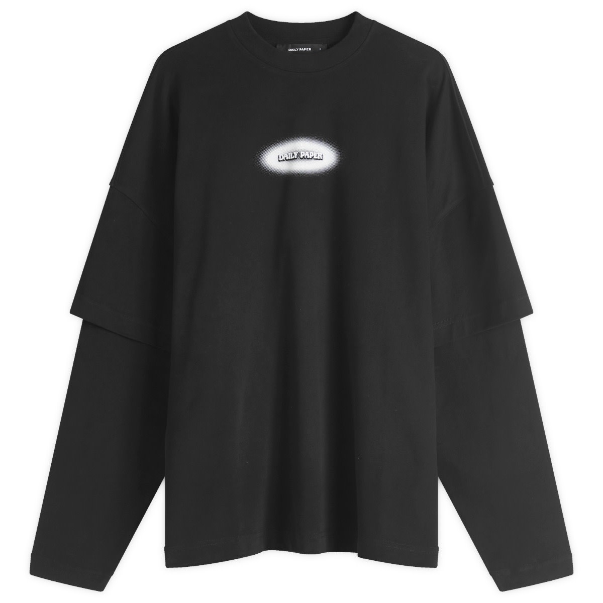 Majica DAILY PAPER Daily Paper Layered T-Shirt, Size Medium Črna | 2511091, 1