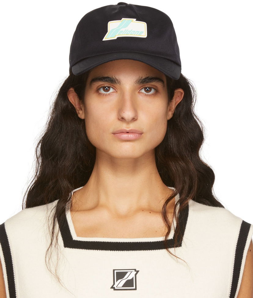 Kapa We11done We11done Logo Baseball Cap Črna | WD-AH1-22-409-U-NV