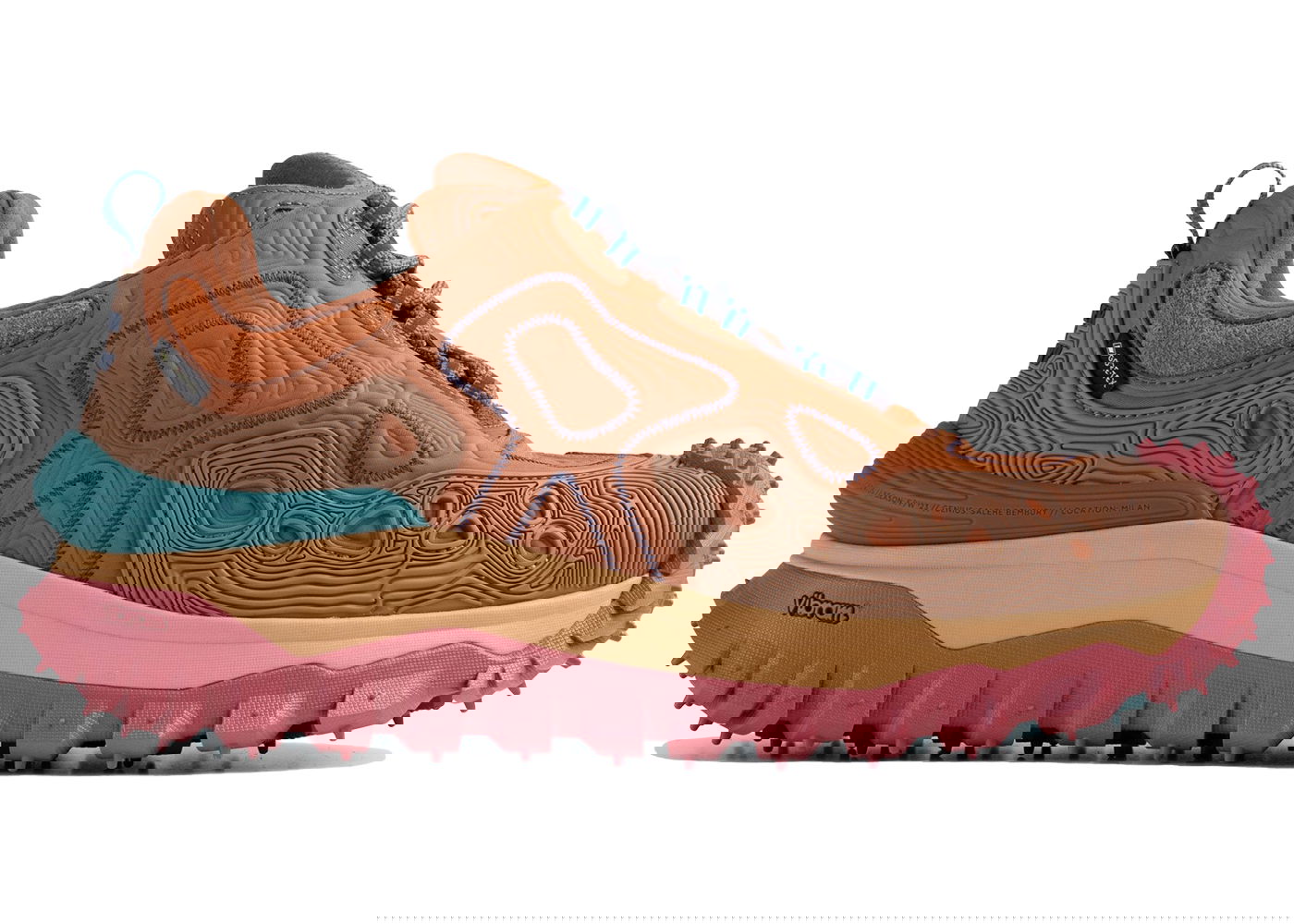 Superge in čevlji Moncler Salehe Bembury x Genius Trailgrip Grain Orange Oranžna | 4M00010M3275-371, 0